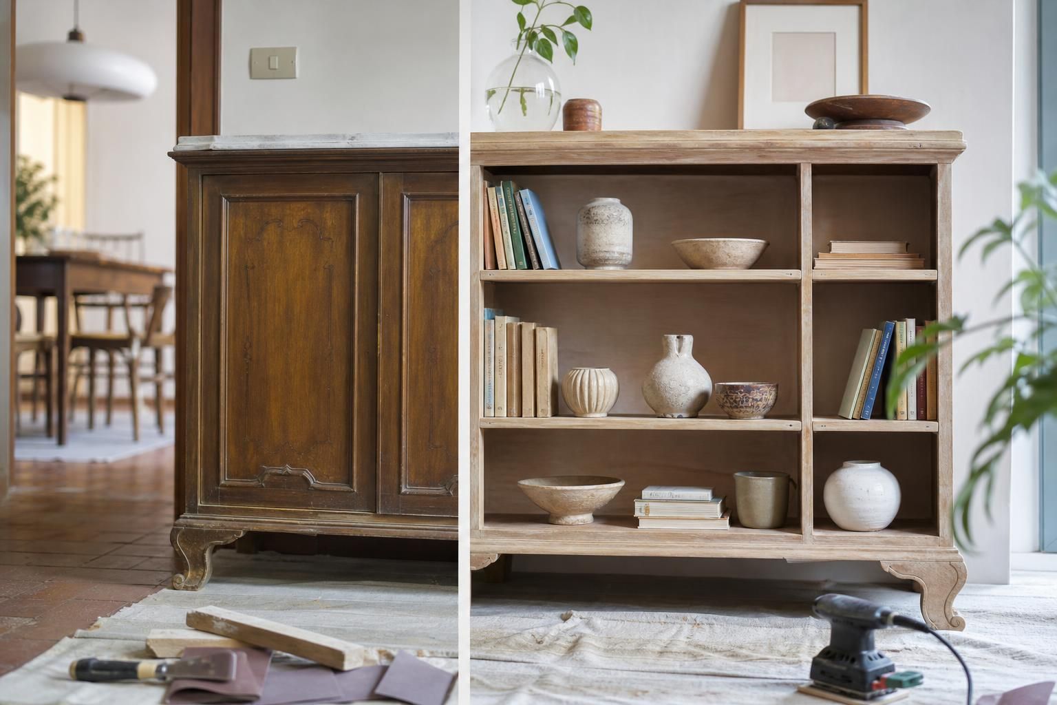 Hai una vecchia credenza? 5 idee pratiche per farla tornare utile