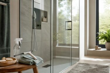 Vetro doccia senza calcare: la routine naturale che evita muffa