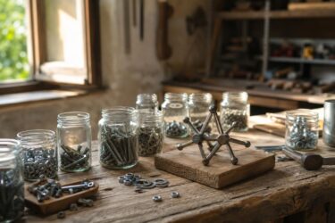 Viti e bulloni da non buttare: 8 idee utili per decorarli e riusarli