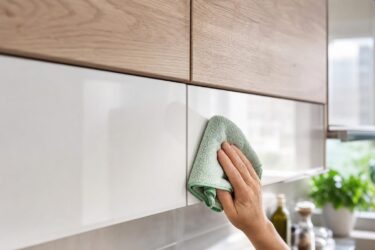 Ante della cucina unte? Il mix delicato che le sgrassa senza rovinarle