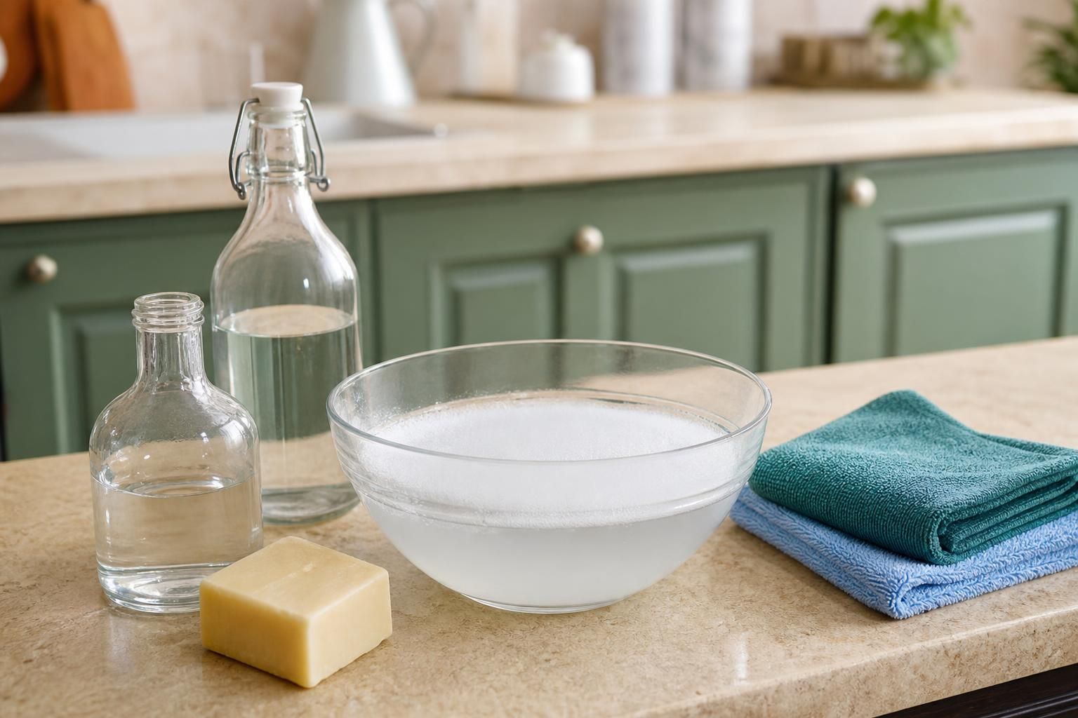 Ante della cucina unte? Il mix delicato che le sgrassa senza rovinarle - dettaglio