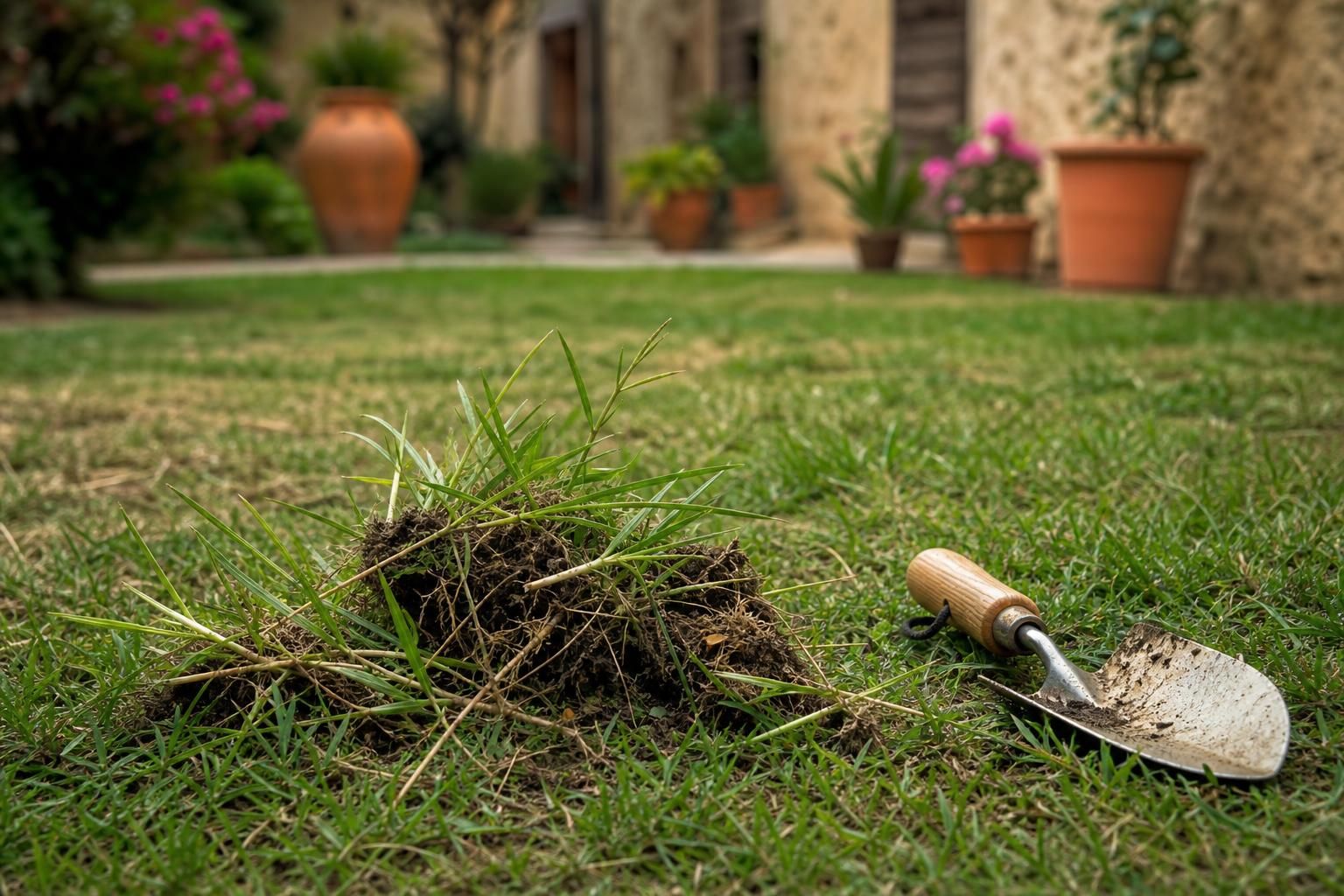 Se nel prato spunta la digitaria, ecco cosa fare prima che si allarghi - dettaglio