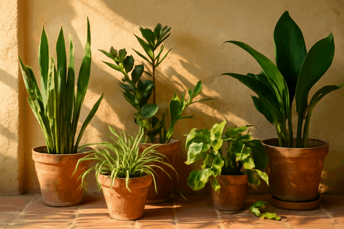 Piante da interno alternative alla monstera in un ambiente moderno