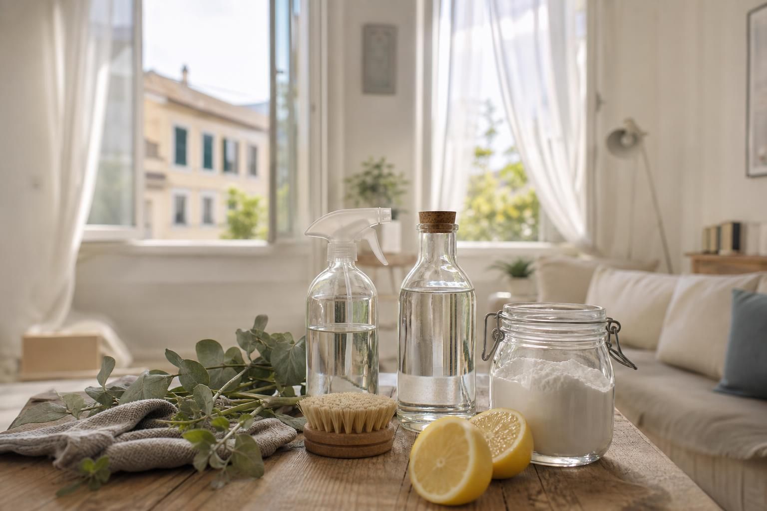Rientro dalle vacanze: 7 pulizie naturali per ritrovare casa fresca